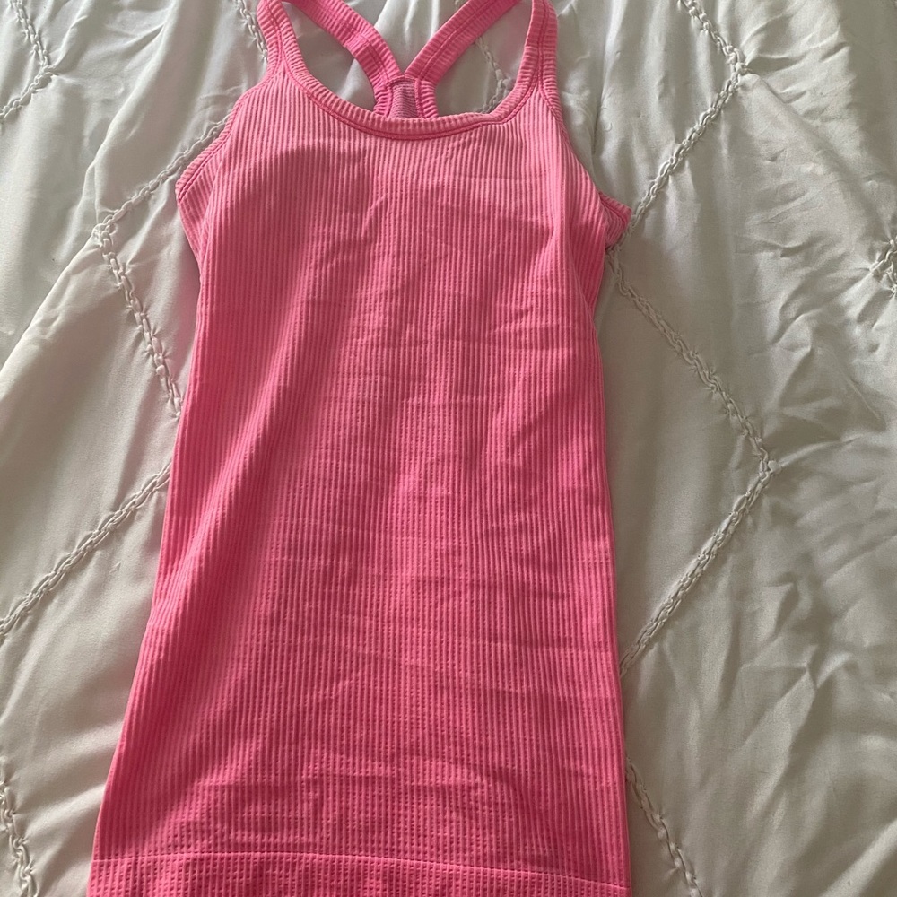 Pink Lululemon Running Top